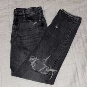 American Eagle highest rise mom jeans
